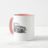 Road Trip Oldtimer Tasse (Vorderseite Links)