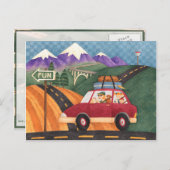 Road Trip - Postkarte (Vorne/Hinten)