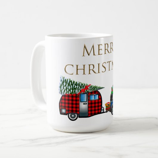 Road Trip Santa Kaffeetasse (Vorderseite Links)