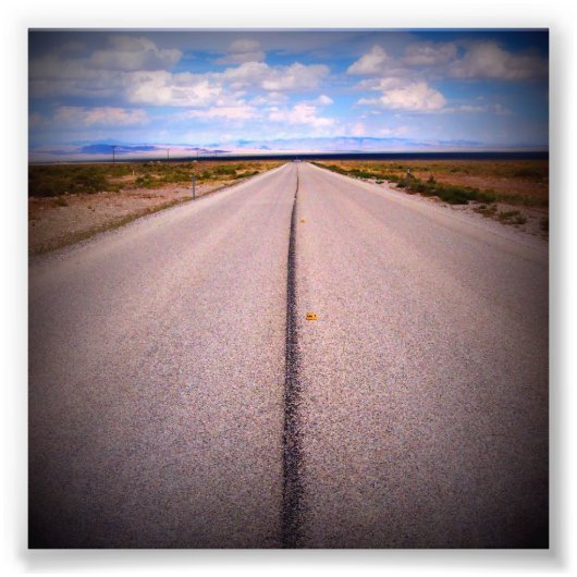 Road Trip Sommerurlaub 4x4 Square Fotodruck (Vorne)