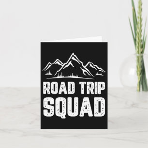 Road Trip Squad Camping Urlaub Reisegeschenk Chris Karte