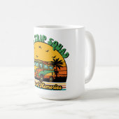 Road Trip Squad Coffee Mug | Retro 70s Travel Cup Kaffeetasse (VorderseiteRechts)