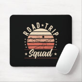 Road Trip Squad Road Mousepad (Mit Mouse)