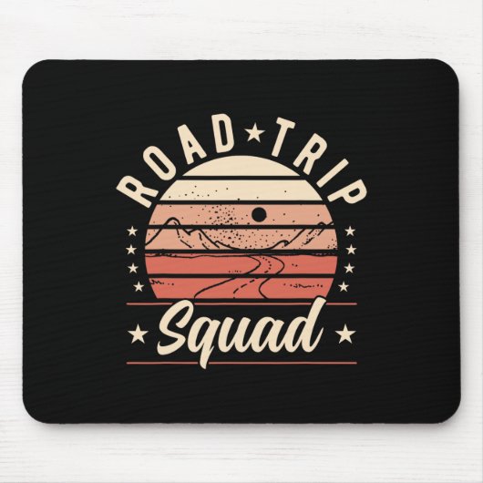 Road Trip Squad Road Mousepad (Vorne)