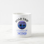 road trip State of Mind – Vintage Sunset Design Kaffeetasse (Mittel)