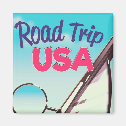 Road Trip USA Magnet (Vorne)