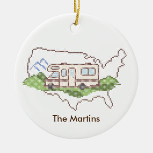 Road Trip USA Ornament