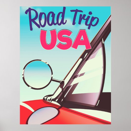 Road Trip USA Poster (Vorne)