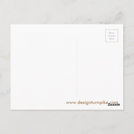 Road Trip USA Route 66 Travel License Plate Art Postkarte (Rückseite)