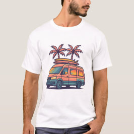 Road Trip Vibes Camper Van Vacation T - Shirt