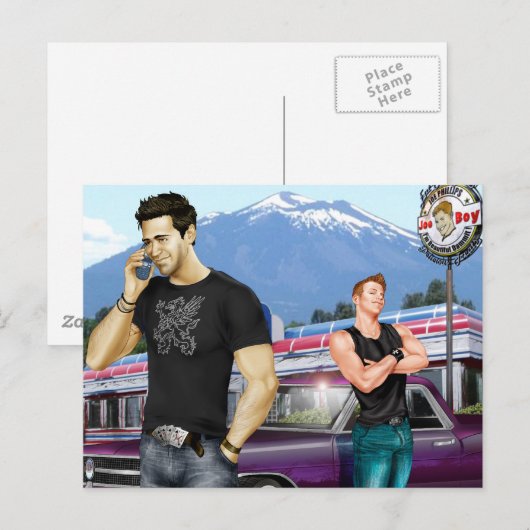 Road Trip von Joe Phillips Postkarte (Vorne/Hinten)