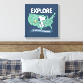 Road Trippin | Erdnüsse Erkundung Leinwanddruck (Insitu (Schlafzimmer))