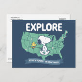 Road Trippin | Erdnüsse Erkundung Postkarte (Vorne/Hinten)