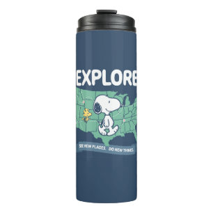 Road Trippin Erdnüsse Erkundung Thermosbecher