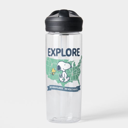 Road Trippin | Erdnüsse Erkundung Trinkflasche (Vorderseite)
