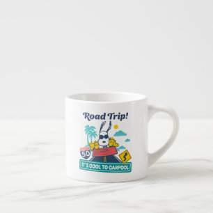 Road Trippin Erdnüsse Es ist Cool zu Carpool Espressotasse