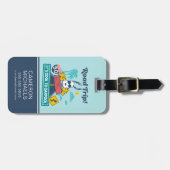 Road Trippin | Erdnüsse Es ist Cool zu Carpool Gepäckanhänger (Vorderseite horizontal)