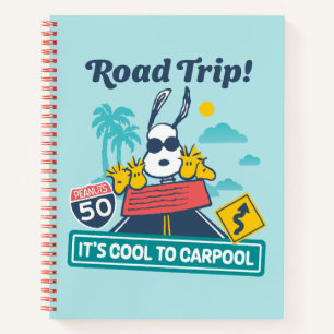 Road Trippin   Erdnüsse Es ist Cool zu Carpool Notizblock