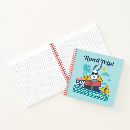 Road Trippin | Erdnüsse Es ist Cool zu Carpool Notizblock (Innenseite)