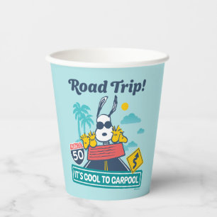 Road Trippin Erdnüsse Es ist Cool zu Carpool Pappbecher
