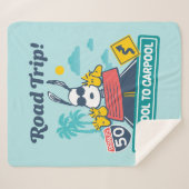 Road Trippin | Erdnüsse Es ist Cool zu Carpool Sherpadecke (Vorderseite (Horizontal))