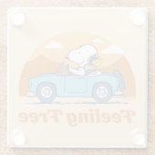 Road Trippin | Erdnüsse Gefühl kostenlos Glasuntersetzer (Rückseite)