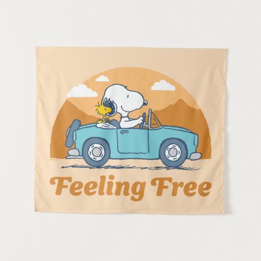 Road Trippin | Erdnüsse Gefühl kostenlos Wandteppich (Vorderseite (Horizontal))