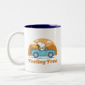 Road Trippin | Erdnüsse Gefühl kostenlos Zweifarbige Tasse (Links)