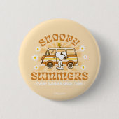 Road Trippin | Erdnüsse Snoopy Summers Button (Vorderseite)