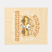 Road Trippin | Erdnüsse Snoopy Summers Fleecedecke (Vorderseite (Horizontal))