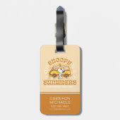 Road Trippin | Erdnüsse Snoopy Summers Gepäckanhänger (Rückseite vertikal)