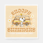Road Trippin | Erdnüsse Snoopy Summers Serviette (Vorderseite)