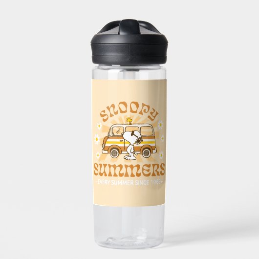 Road Trippin | Erdnüsse Snoopy Summers Trinkflasche (Vorderseite)