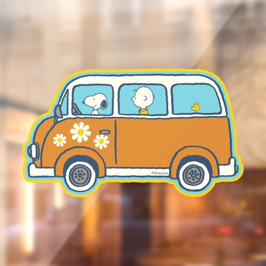 Road Trippin | Peanuts Road Trip Van Fensteraufkleber (Blatt 2)