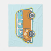 Road Trippin | Peanuts Road Trip Van Fleecedecke (Vorderseite)