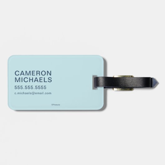 Road Trippin | Peanuts Road Trip Van Gepäckanhänger (Rückseite horizontal)