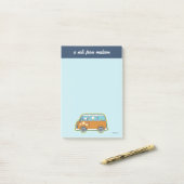 Road Trippin | Peanuts Road Trip Van Post-it Klebezettel (Auf Schreibtisch)