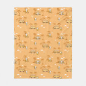 Road Trippin | Peanuts Snoopy Beach Pattern Fleecedecke (Vorderseite)