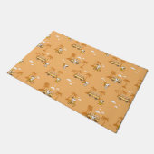 Road Trippin | Peanuts Snoopy Beach Pattern Fußmatte (Schrägansicht)