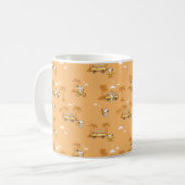 Road Trippin | Peanuts Snoopy Beach Pattern Kaffeetasse (Vorderseite Links)