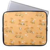 Road Trippin | Peanuts Snoopy Beach Pattern Laptopschutzhülle (Vorderseite)