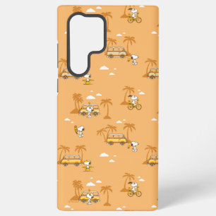 Road Trippin   Peanuts Snoopy Beach Pattern Samsung Galaxy Hülle