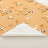 Road Trippin | Peanuts Snoopy Beach Pattern Sherpadecke (3/4)