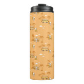 Road Trippin | Peanuts Snoopy Beach Pattern Thermosbecher (Vorderseite)