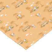 Road Trippin | Peanuts Snoopy Beach Pattern Tischdecke (Schrägansicht)