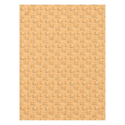 Road Trippin | Peanuts Snoopy Beach Pattern Tischdecke (Vorderseite)