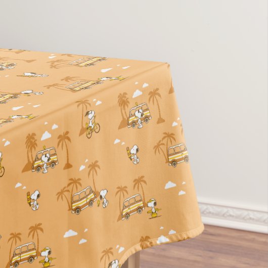 Road Trippin | Peanuts Snoopy Beach Pattern Tischdecke (Beispiel)