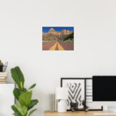 Road Zion National Park USA Poster (Heimbüro)