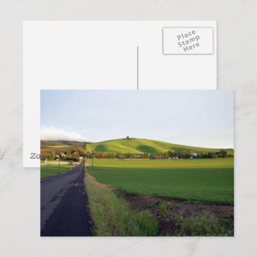 Road Zuhause Postkarte (Vorne/Hinten)