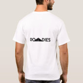 Roadies Adventure Typografy Camping Design T-Shirt (Rückseite)